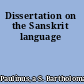 Dissertation on the Sanskrit language