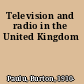 Television and radio in the United Kingdom