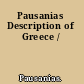 Pausanias Description of Greece /