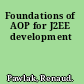 Foundations of AOP for J2EE development