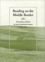 Reading on the middle border : the culture of print in late nineteenth-century Osage, Iowa /