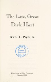 The late, great Dick Hart /