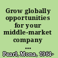 Grow globally opportunities for your middle-market company around the world /