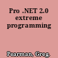 Pro .NET 2.0 extreme programming