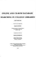 Online and CD-ROM database searching in college libraries /