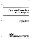 Archives & manuscripts. : public programs /