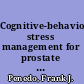 Cognitive-behavioral stress management for prostate cancer recovery workbook /