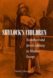 Shylock's children : economics and Jewish identity in modern Europe /
