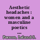 Aesthetic headaches : women and a masculine poetics in Poe, Melville, and Hawthorne /