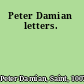 Peter Damian letters.