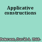 Applicative constructions