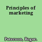 Principles of marketing