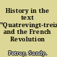 History in the text "Quatrevingt-treize" and the French Revolution /