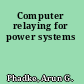 Computer relaying for power systems