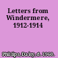 Letters from Windermere, 1912-1914