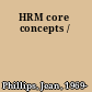 HRM core concepts /