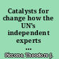 Catalysts for change how the UN's independent experts promote human rights /