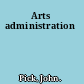 Arts administration