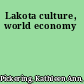 Lakota culture, world economy