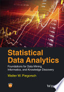 Statistical data analytics : foundations for data mining, informatics, and knowledge discovery /