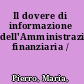 Il dovere di informazione dell'Amministrazione finanziaria /