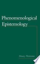 Phenomenological epistemology