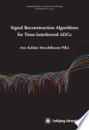 Signal reconstruction algorithms for time-interleaved ADCs /