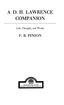 A D.H. Lawrence companion : life, thought, and works /