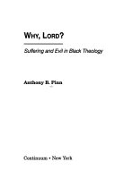 Why, Lord? : suffering and evil in Black theology /