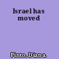 Israel has moved