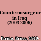 Counterinsurgency in Iraq (2003-2006)