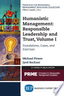 Humanistic management. leadership and trust /