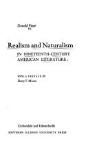 Realism and naturalism in nineteenth-century American literature /