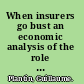 When insurers go bust an economic analysis of the role and design of prudential regulation /
