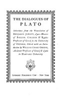 The dialogues of Plato /