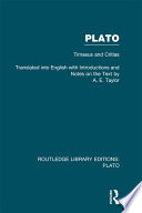 Plato Timaeus and Critias : translated into English with introductions and notes on the text /