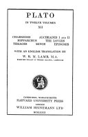 Charmides ; Alcibiades I and II ; Hipparchus ; The lovers ; Theages ; Minos ; Epinomis /