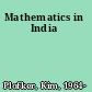 Mathematics in India