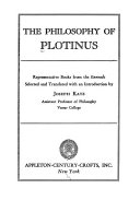 The philosophy of Plotinus : representative books from the Enneads /