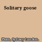 Solitary goose