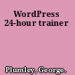 WordPress 24-hour trainer