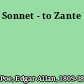 Sonnet - to Zante