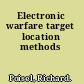 Electronic warfare target location methods