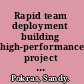 Rapid team deployment building high-performance project teams /
