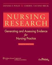 Nursing research : generating and assessing evidence for nursing practice /