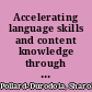 Accelerating language skills and content knowledge through shared book reading /