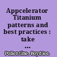 Appcelerator Titanium patterns and best practices : take your Titanium development experience to the next level, and build your Titanium knowledge on CommonJS structuring, MVC model implementation, memory management, and much more /