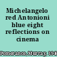 Michelangelo red Antonioni blue eight reflections on cinema /