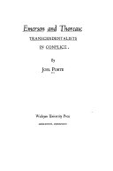 Emerson and Thoreau : transcendentalists in conflict /