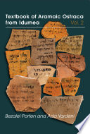 Textbook of aramaic ostraca from idumea.